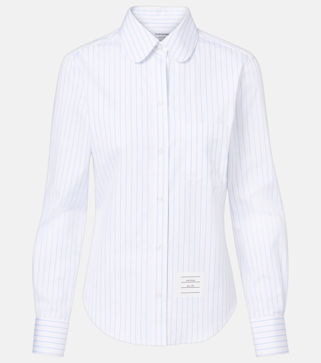 Pinstripe cotton poplin shirt | Thom Browne