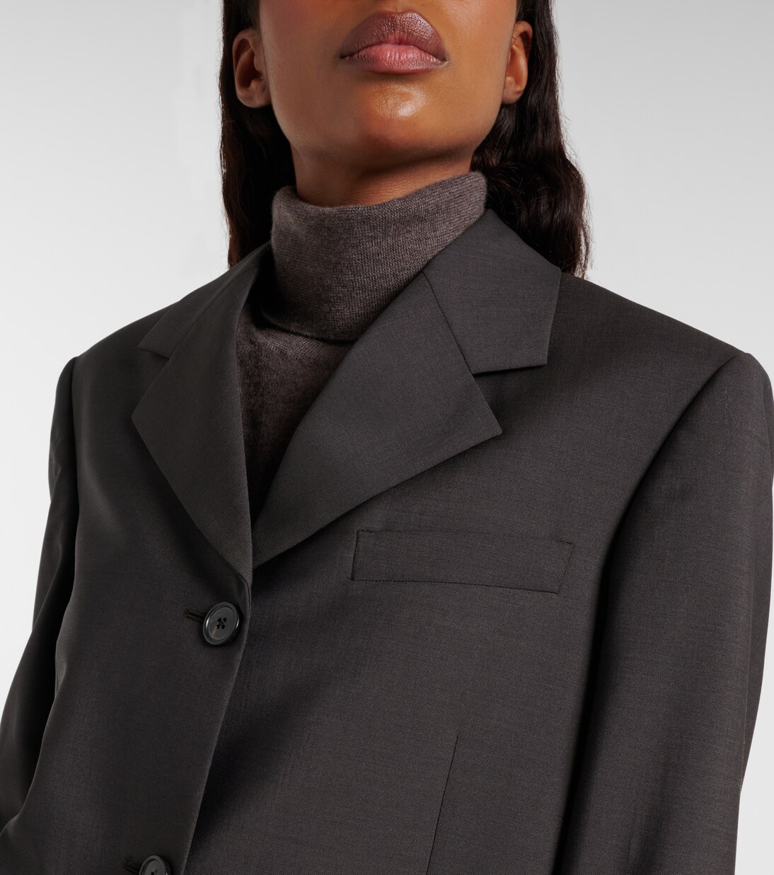 Faelan wool and mohair jacket | The Row