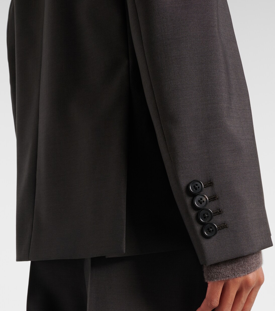 Faelan wool and mohair jacket | The Row