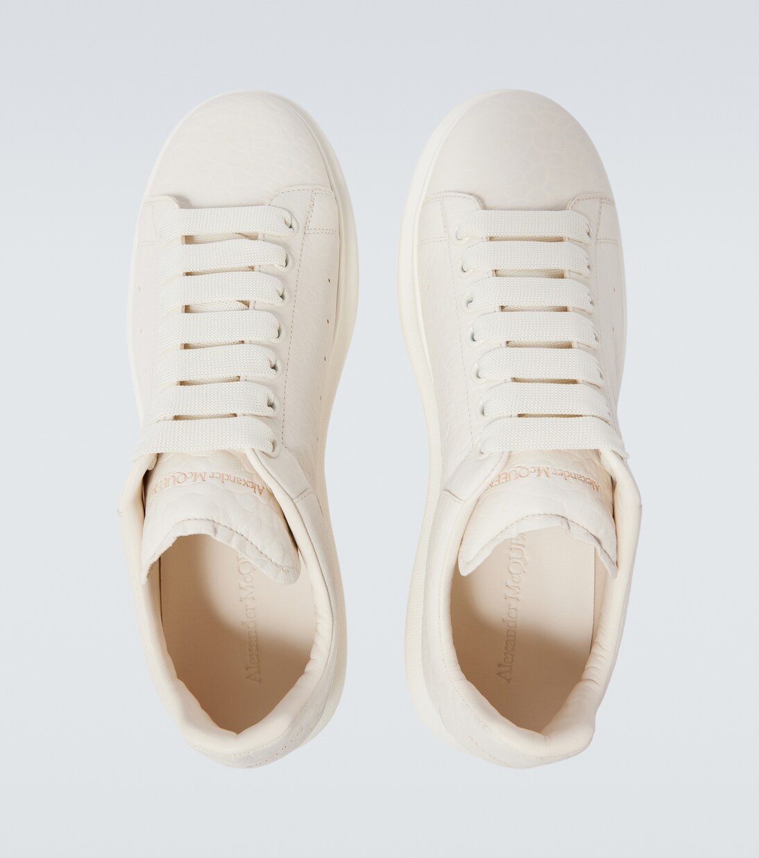 Oversized leather sneakers | McQueen