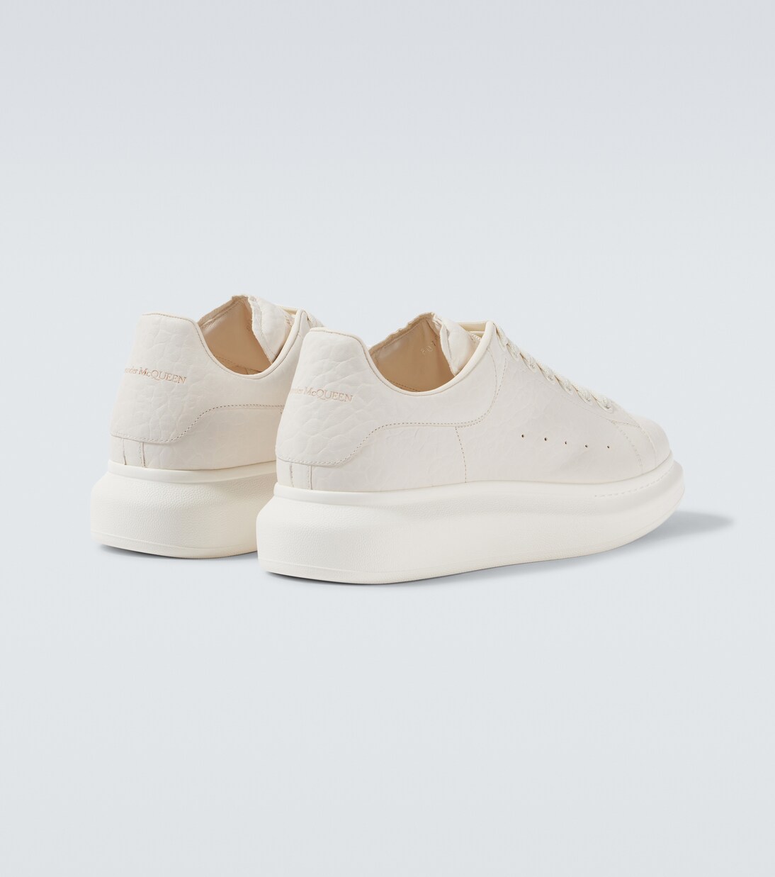 Oversized leather sneakers | McQueen