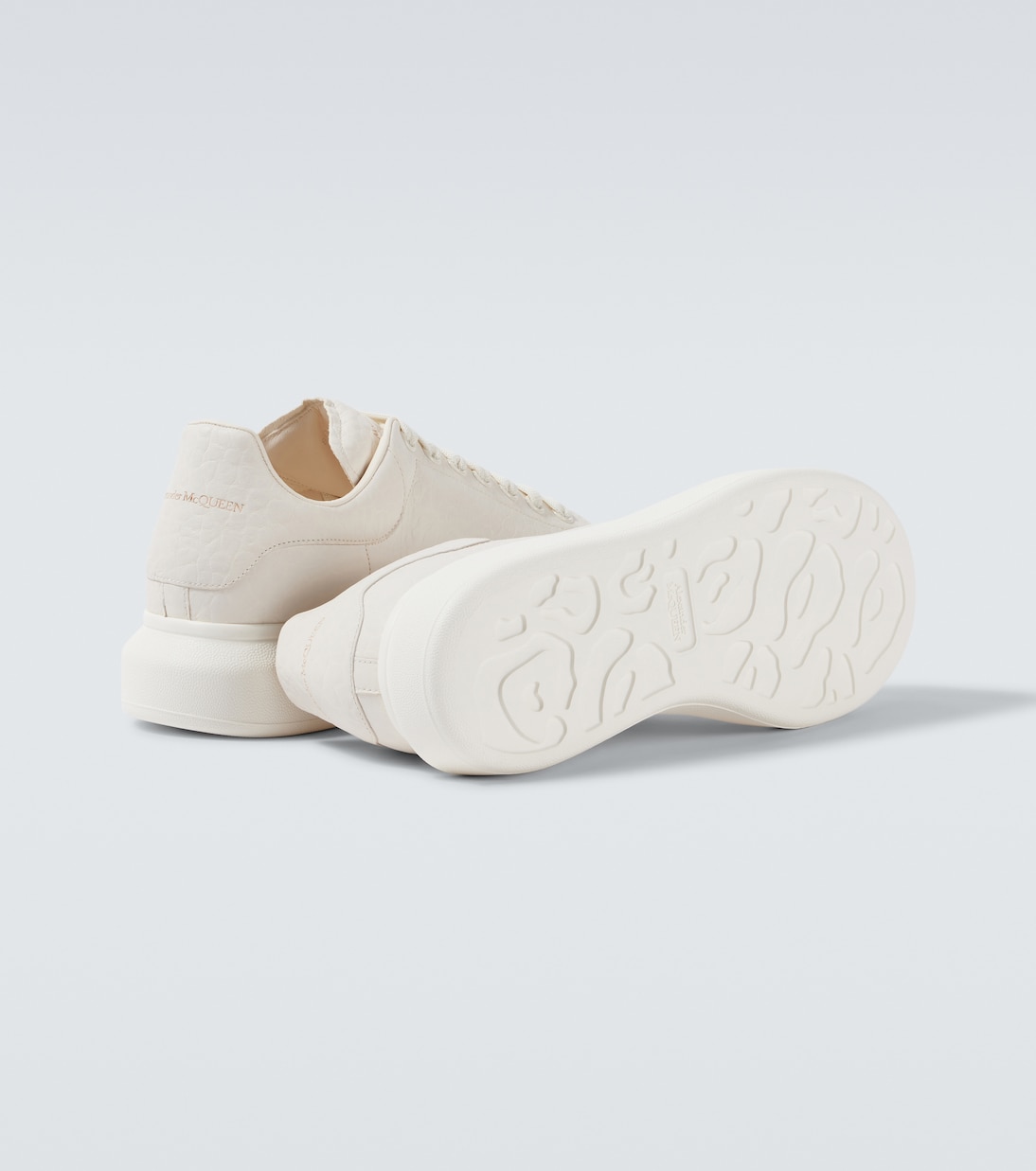 Oversized leather sneakers | McQueen