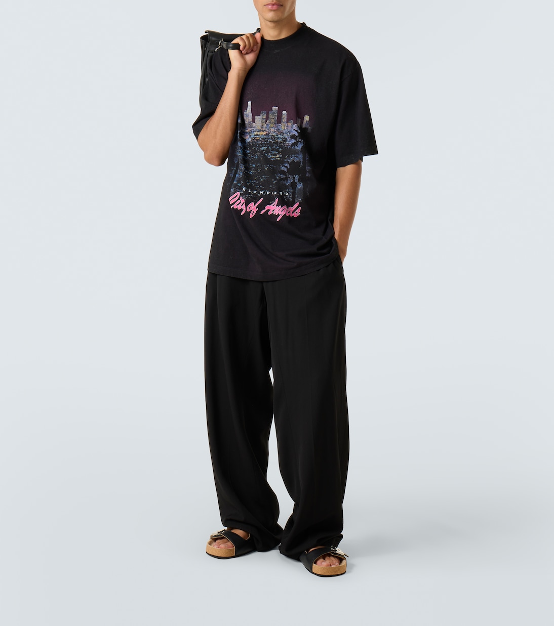 x Scholl – Sandales en cuir | Balenciaga