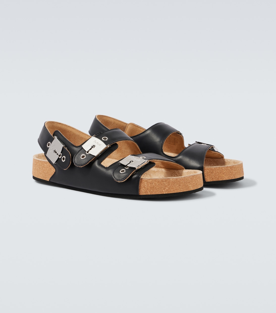 x Scholl – Sandales en cuir | Balenciaga