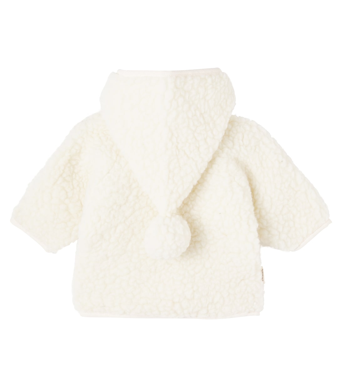 Baby hooded wool jacket | Binibamba