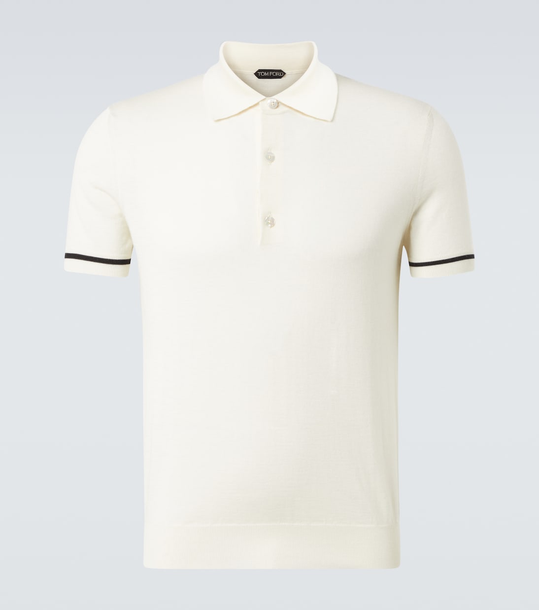 Cashmere and silk polo shirt | Tom Ford