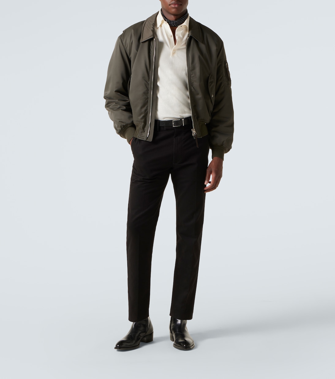 Cashmere and silk polo shirt | Tom Ford