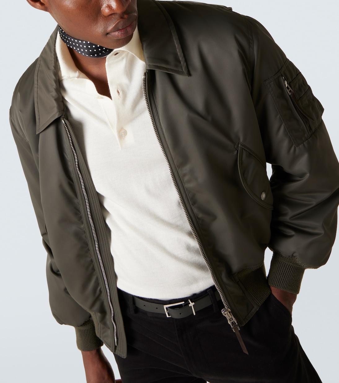 Cashmere and silk polo shirt | Tom Ford