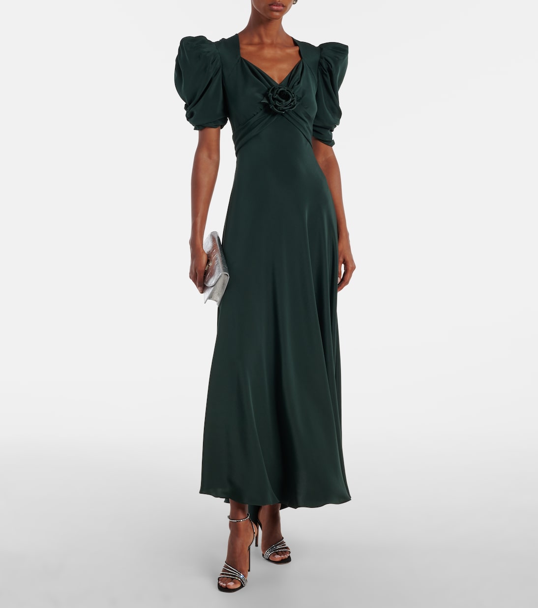 Cocktailkleid aus Seiden-Charmeuse | Rodarte