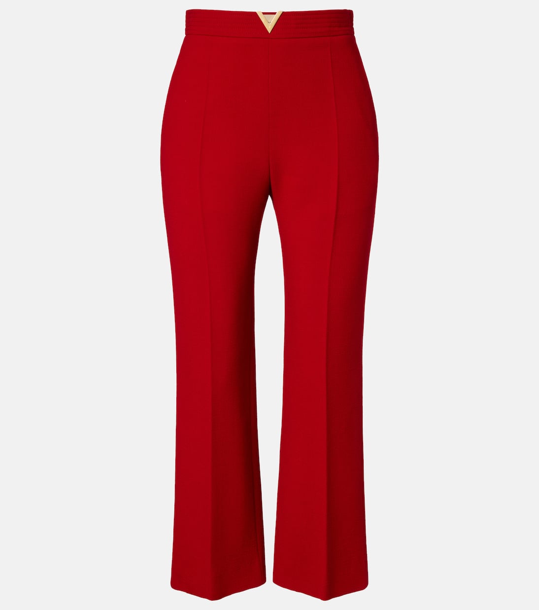 Gerade Hose VLogo aus Crêpe | Valentino