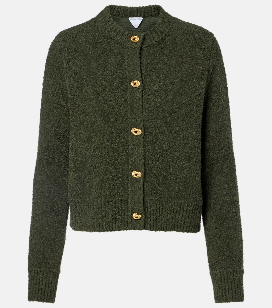 Knot cotton and wool-blend cardigan | Bottega Veneta