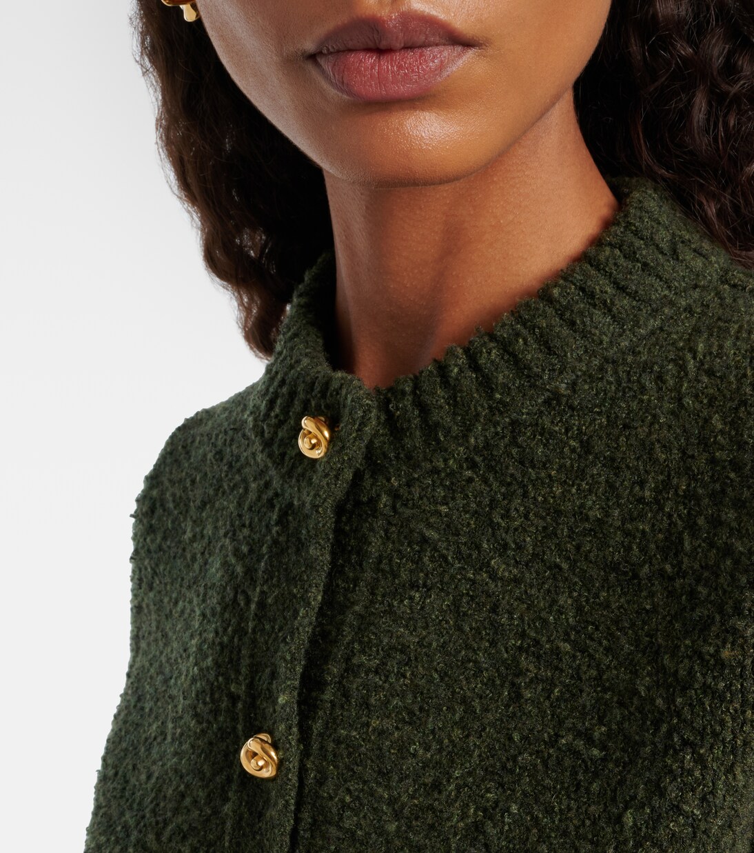 Knot cotton and wool-blend cardigan | Bottega Veneta