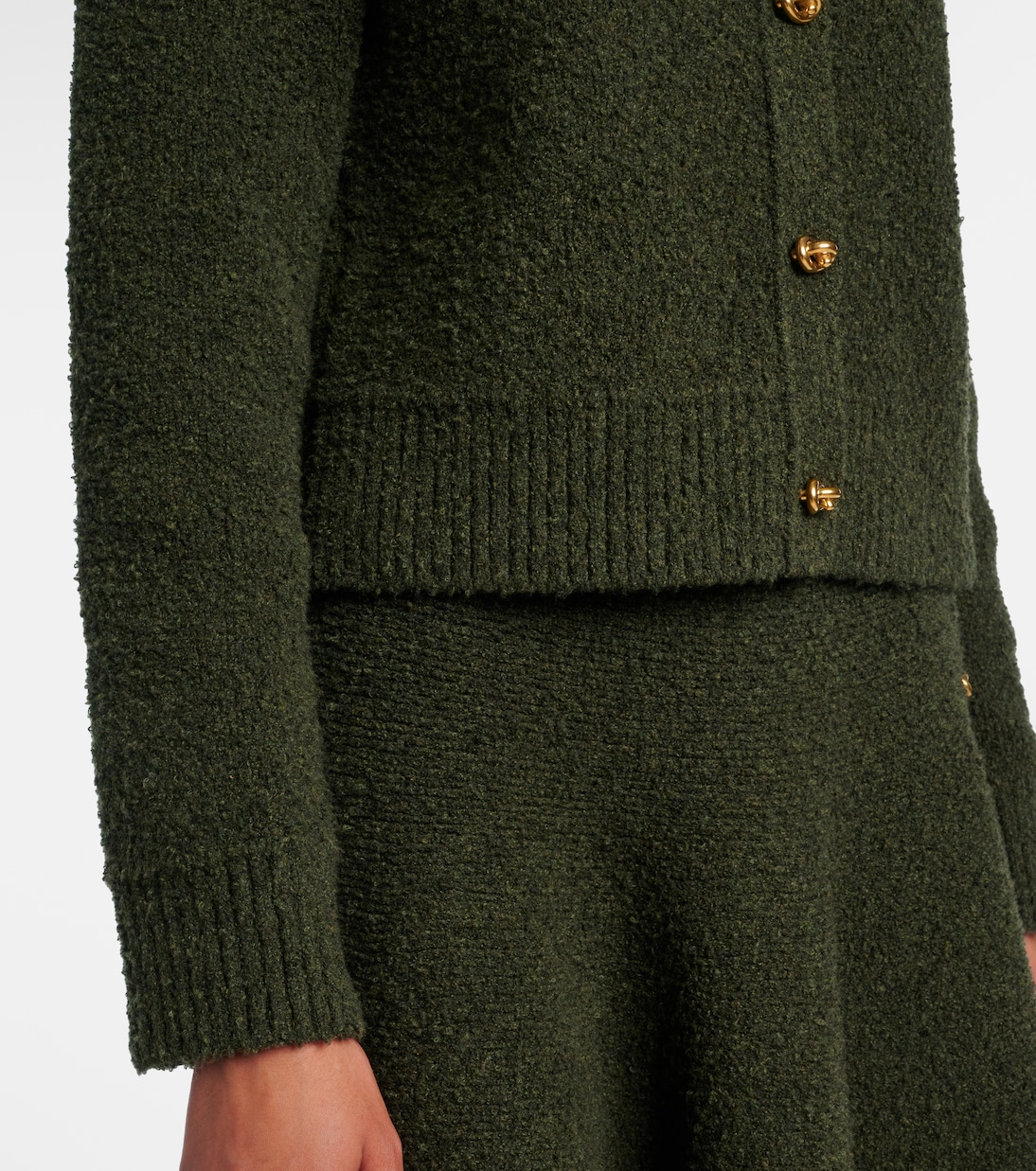 Knot cotton and wool-blend cardigan | Bottega Veneta