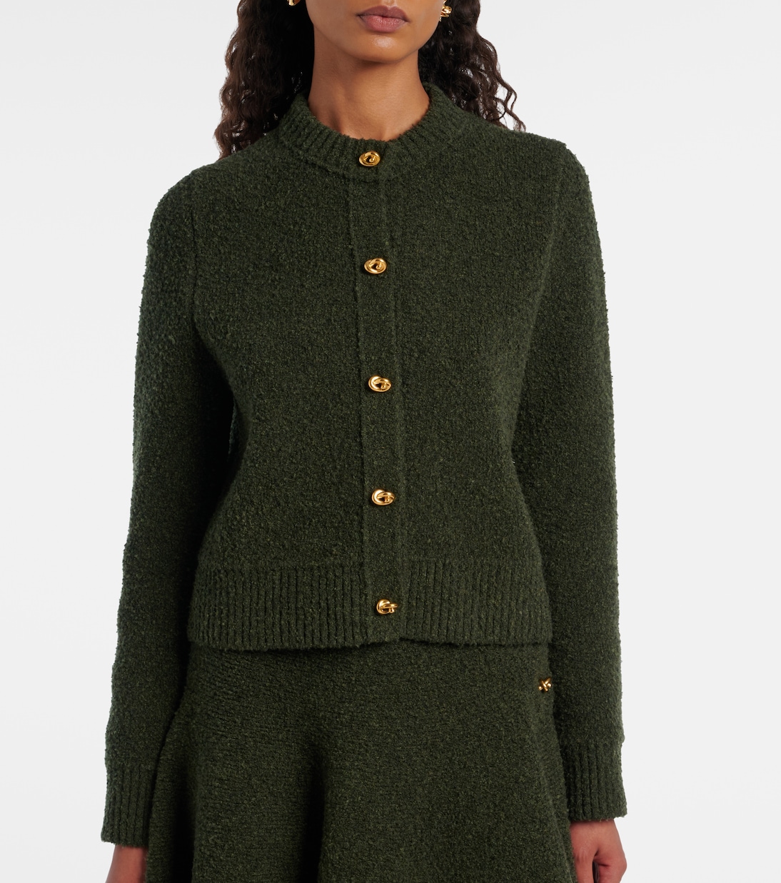 Knot cotton and wool-blend cardigan | Bottega Veneta
