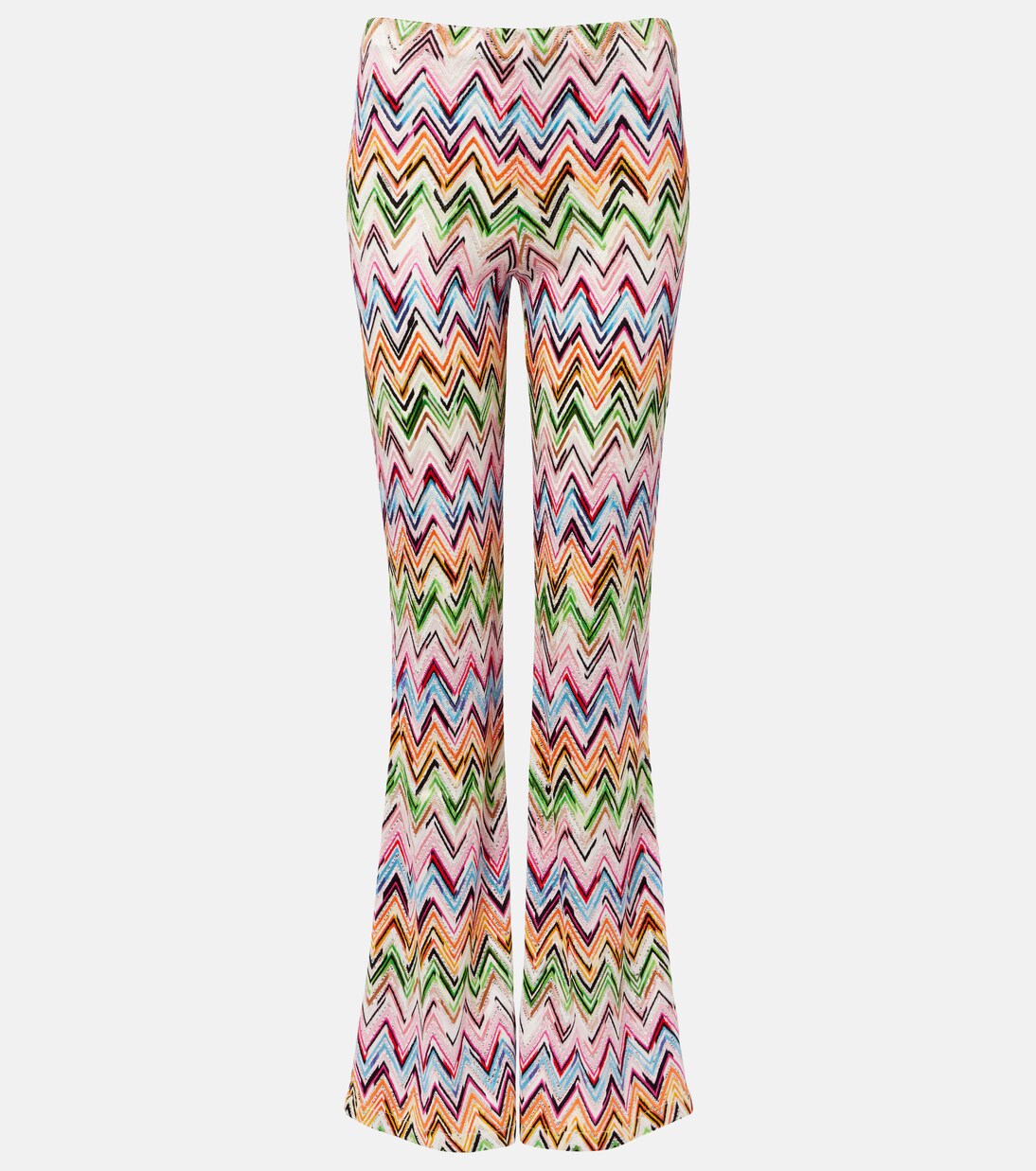 Zigzag high-rise flared pants | Missoni
