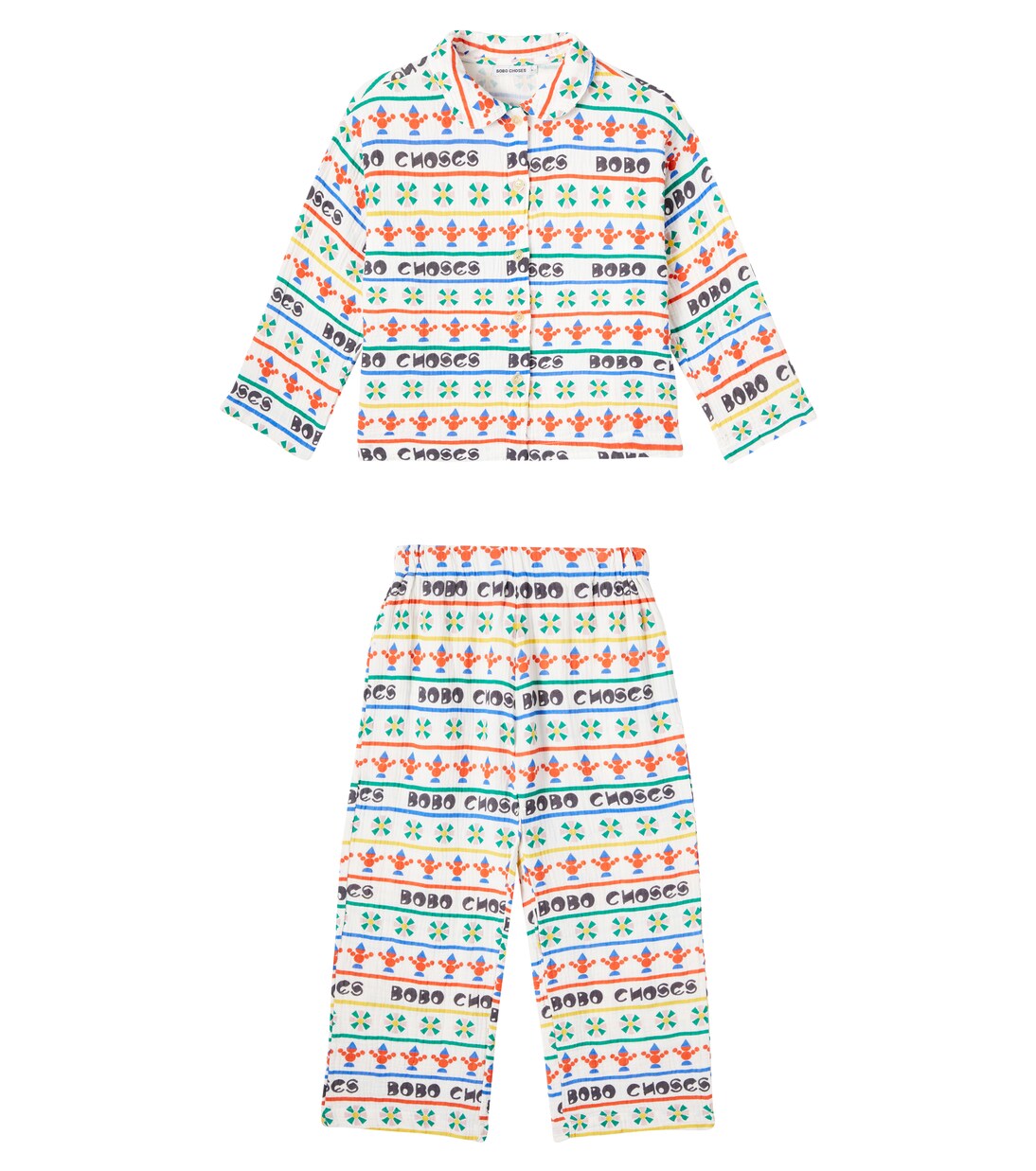 Printed cotton pajamas | Bobo Choses