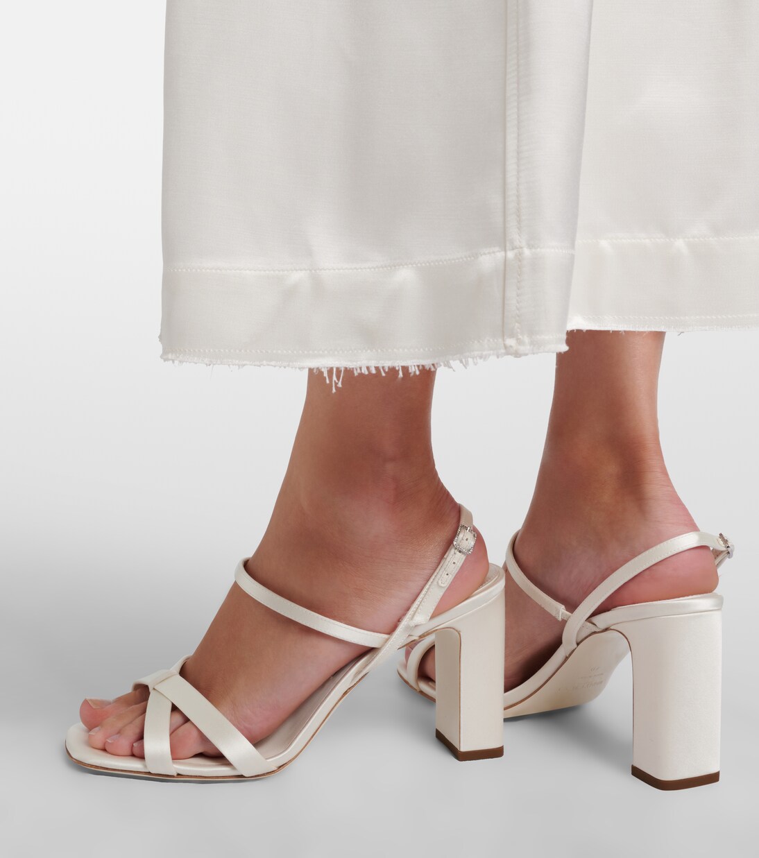 Slingback-Sandalen Elsy aus Satin | Jimmy Choo