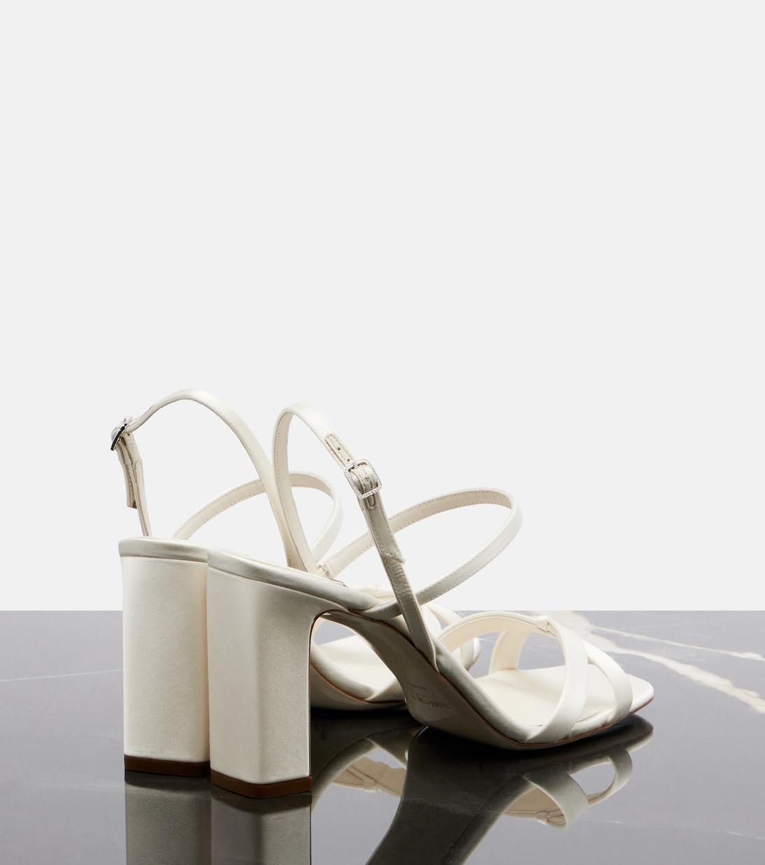 Slingback-Sandalen Elsy aus Satin | Jimmy Choo