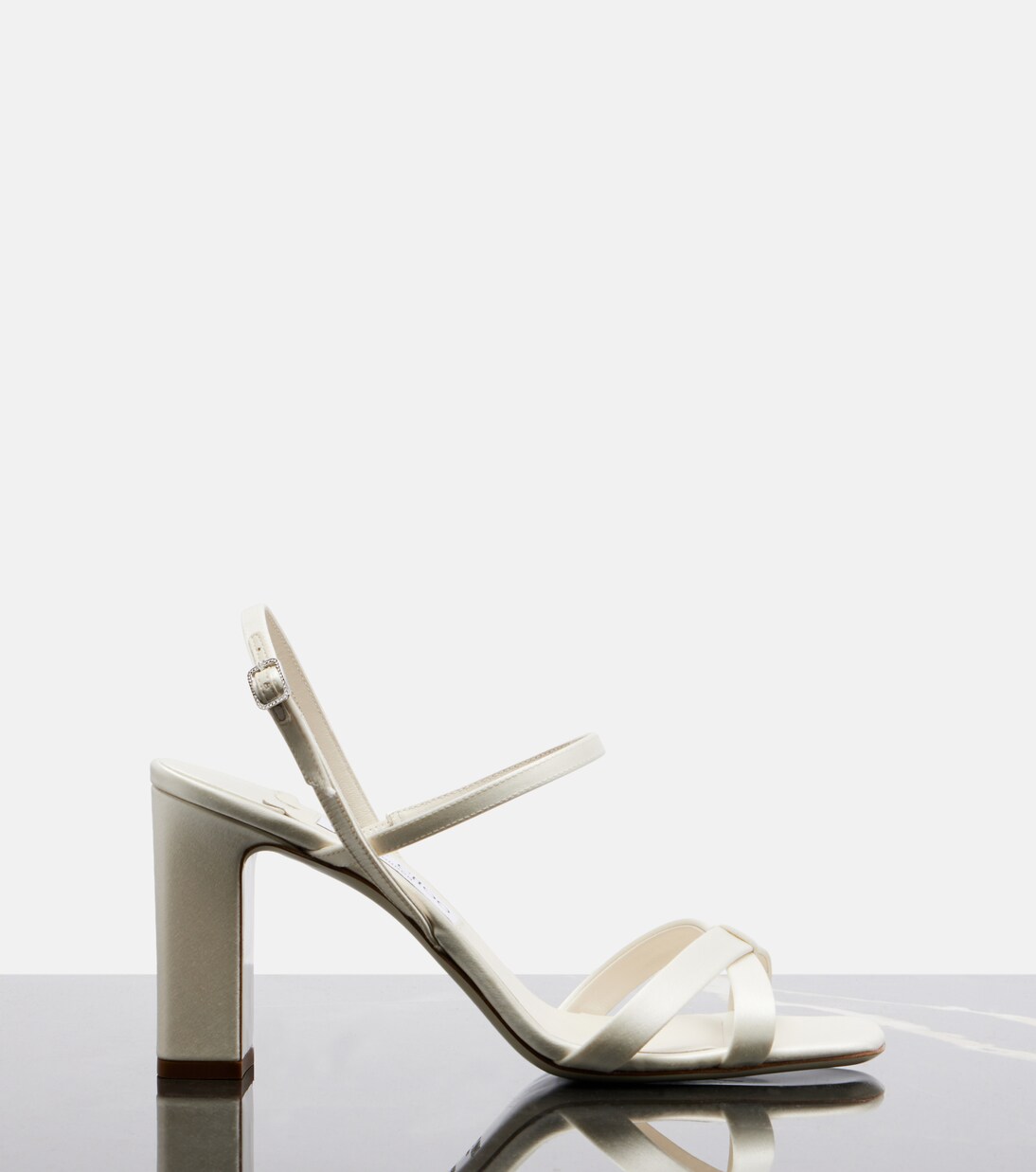 Slingback-Sandalen Elsy aus Satin | Jimmy Choo