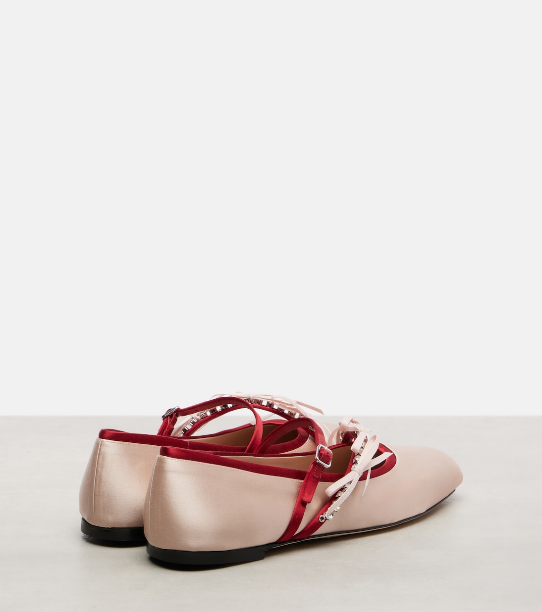 Ballerine Loli in raso con cristalli | Jimmy Choo