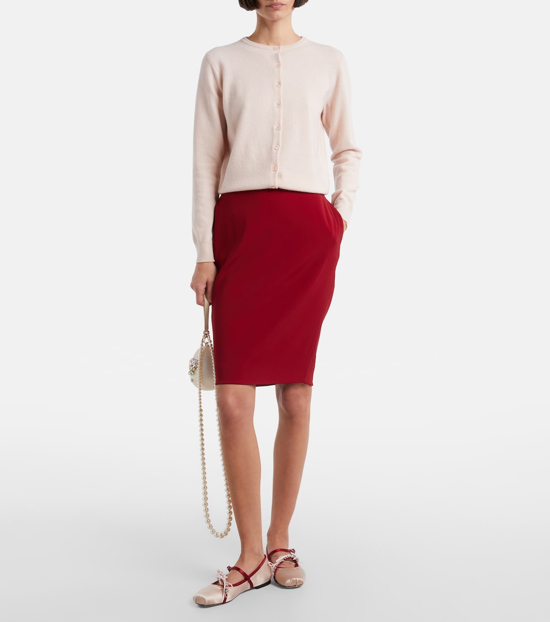 Ballerine Loli in raso con cristalli | Jimmy Choo