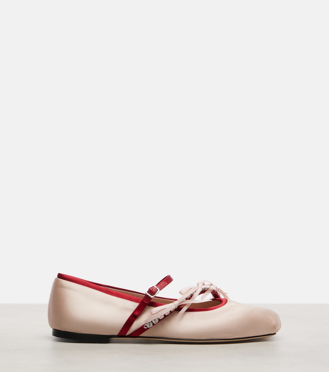 Ballerine Loli in raso con cristalli | Jimmy Choo