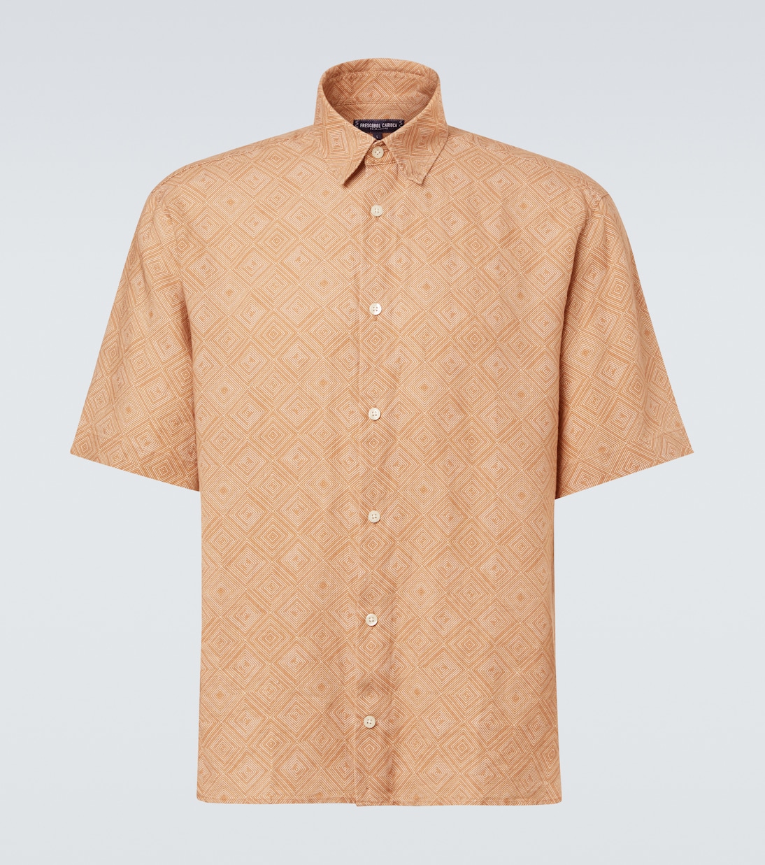 Castro printed linen bowling shirt | Frescobol Carioca