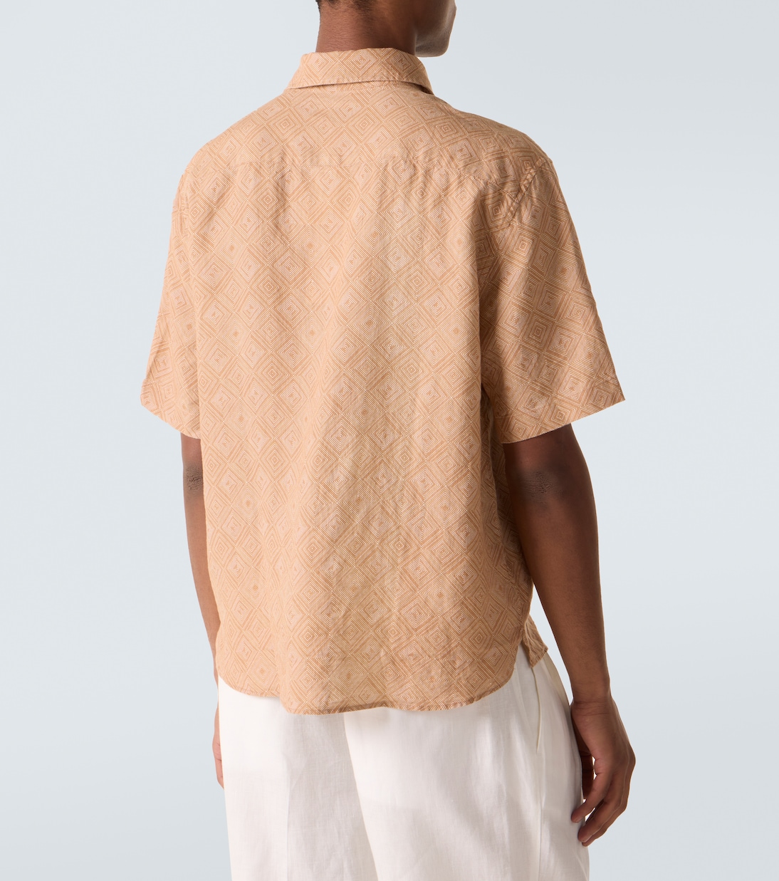 Castro printed linen bowling shirt | Frescobol Carioca