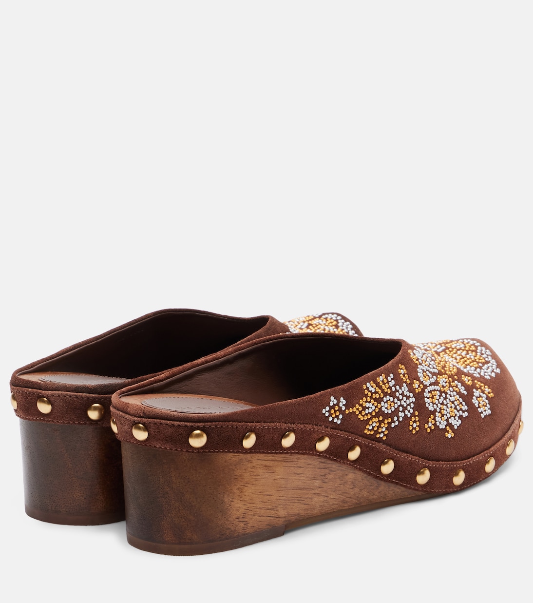 Clogs aus Veloursleder | Farm Rio