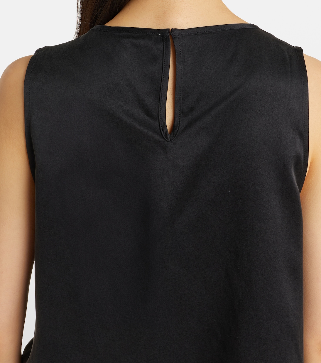 Sofia silk charmeuse tank top | Asceno