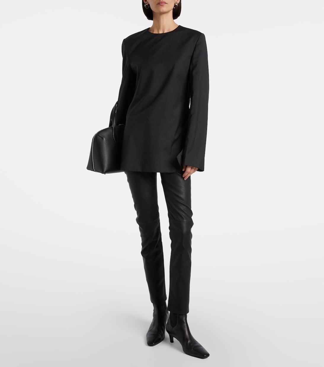 Pantalones skinny Mari de piel | AG Jeans