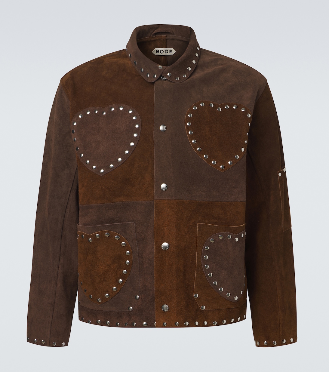 Studded suede jacket | Bode