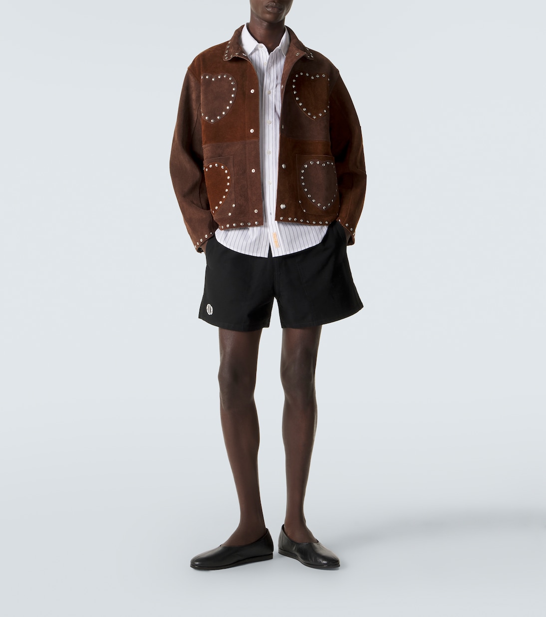 Studded suede jacket | Bode