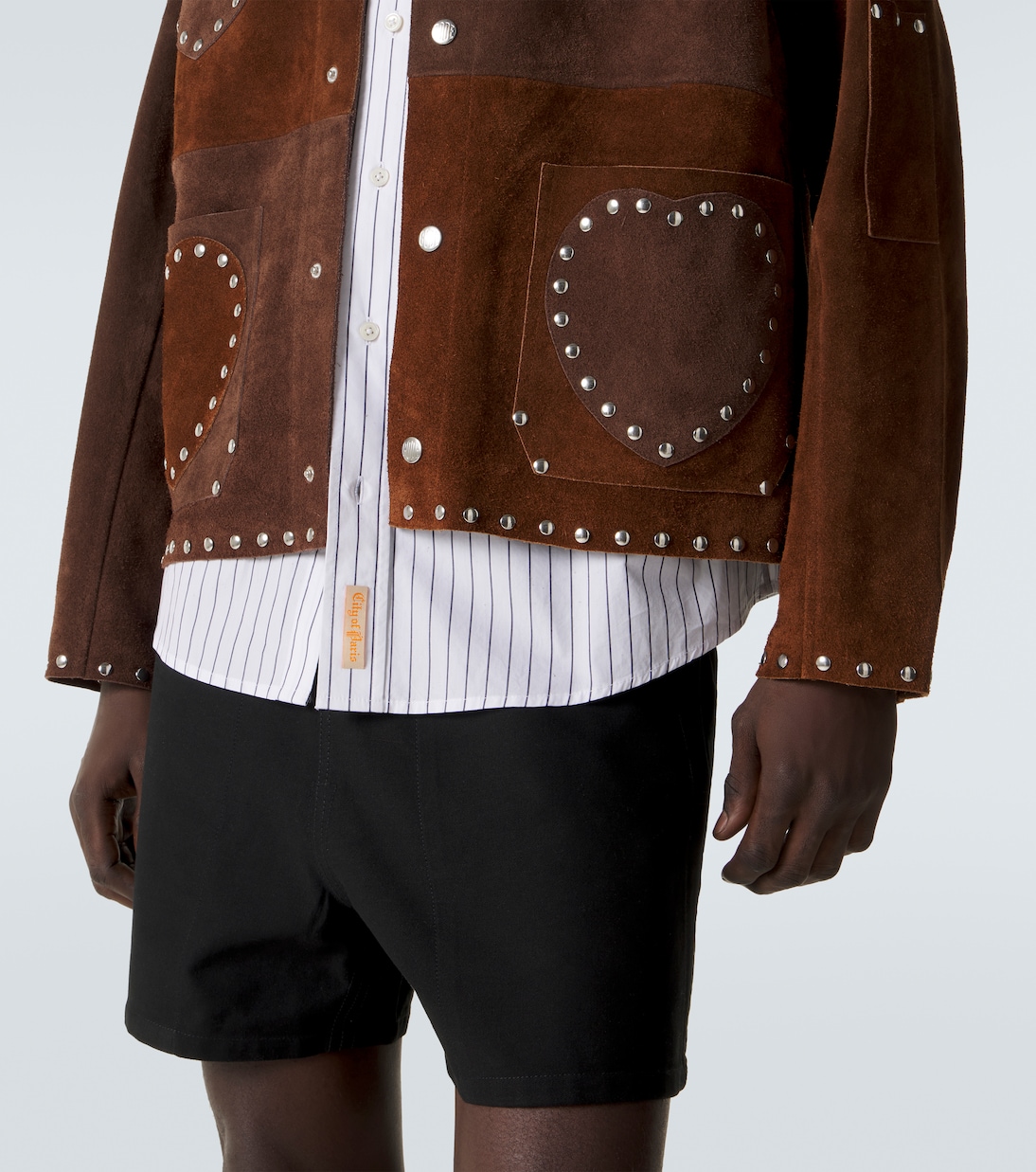 Studded suede jacket | Bode