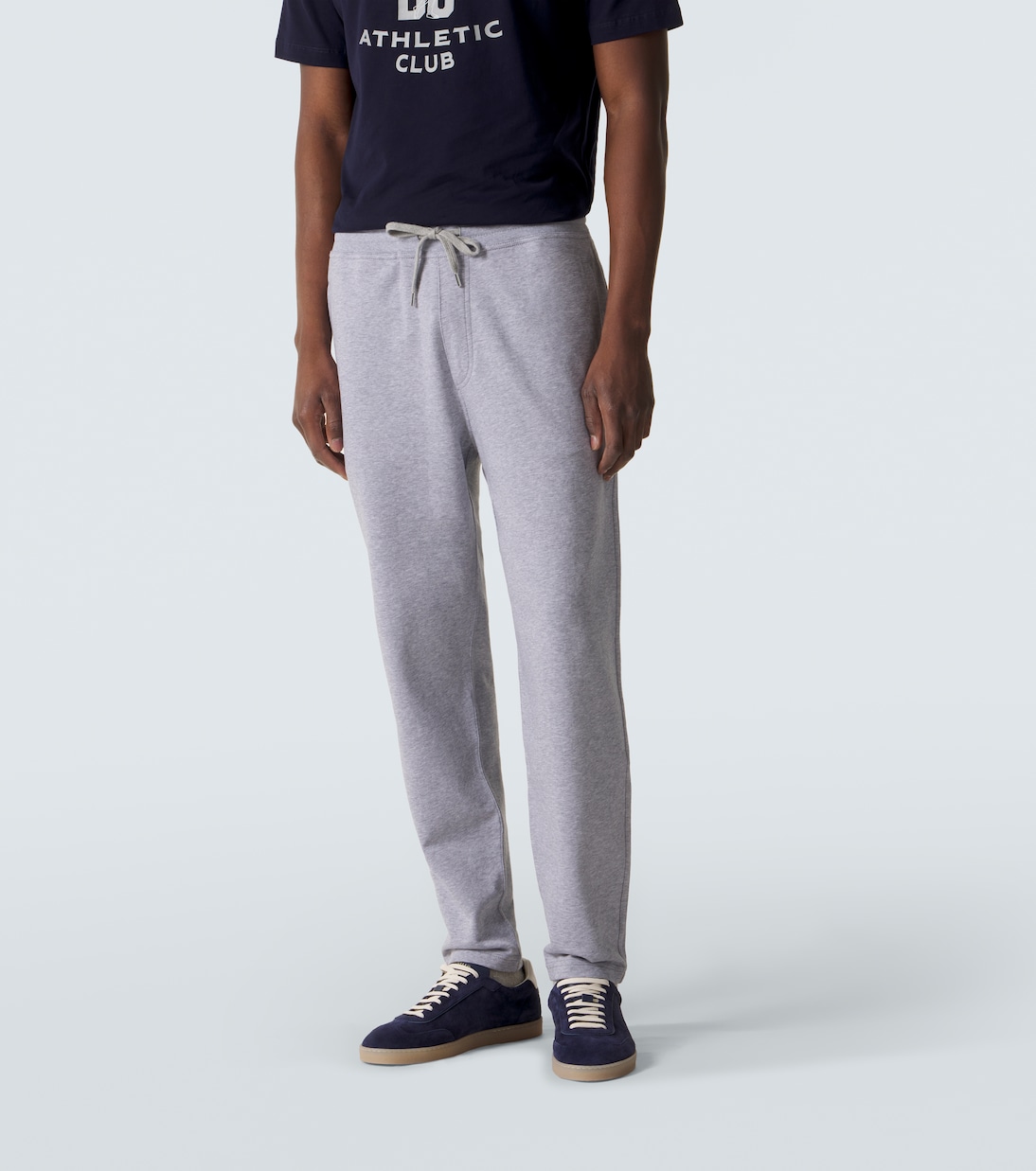 Cotton-blend jersey sweatpants | Brunello Cucinelli
