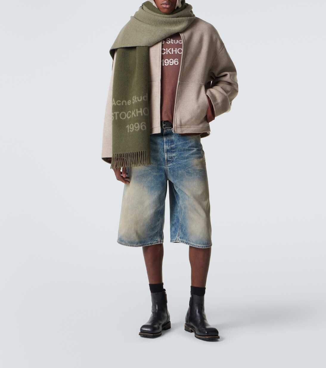 Kapuzenjacke aus Wolle und Kaschmir | Acne Studios