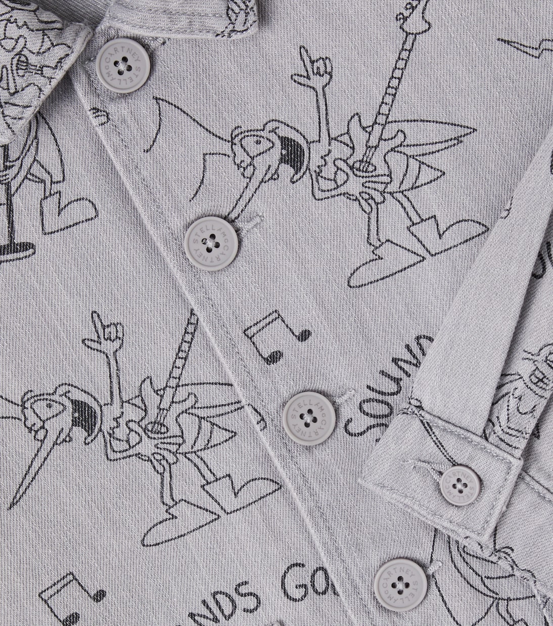 Bedruckte Jeansjacke | Stella McCartney Kids