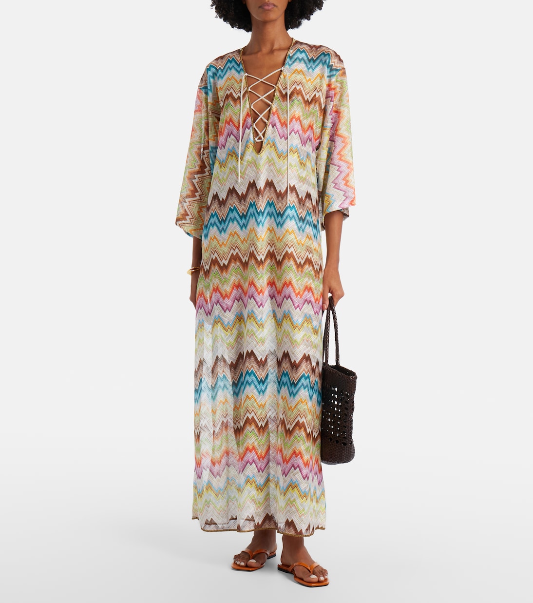 Zigzag beach cover-up | Missoni
