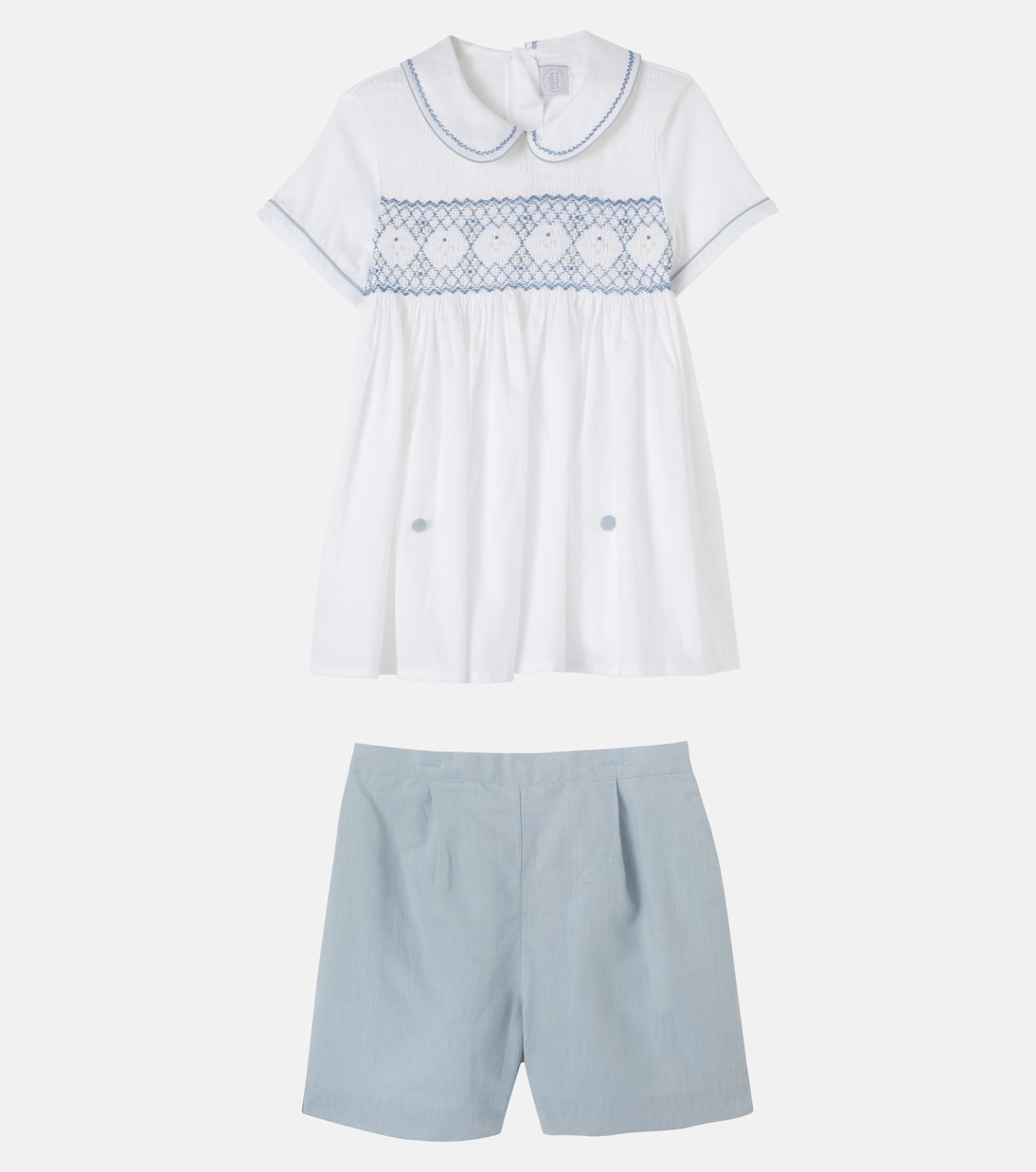 Cotton top and shorts set | Pepa London
