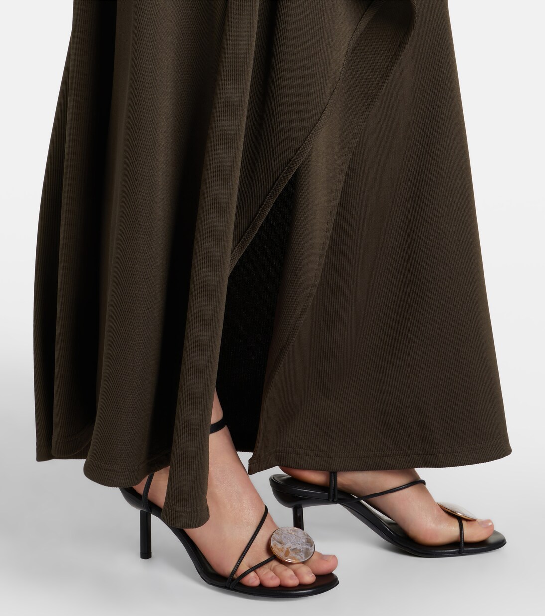 Verzierter Maxirock Occhio aus Jersey | Christopher Esber