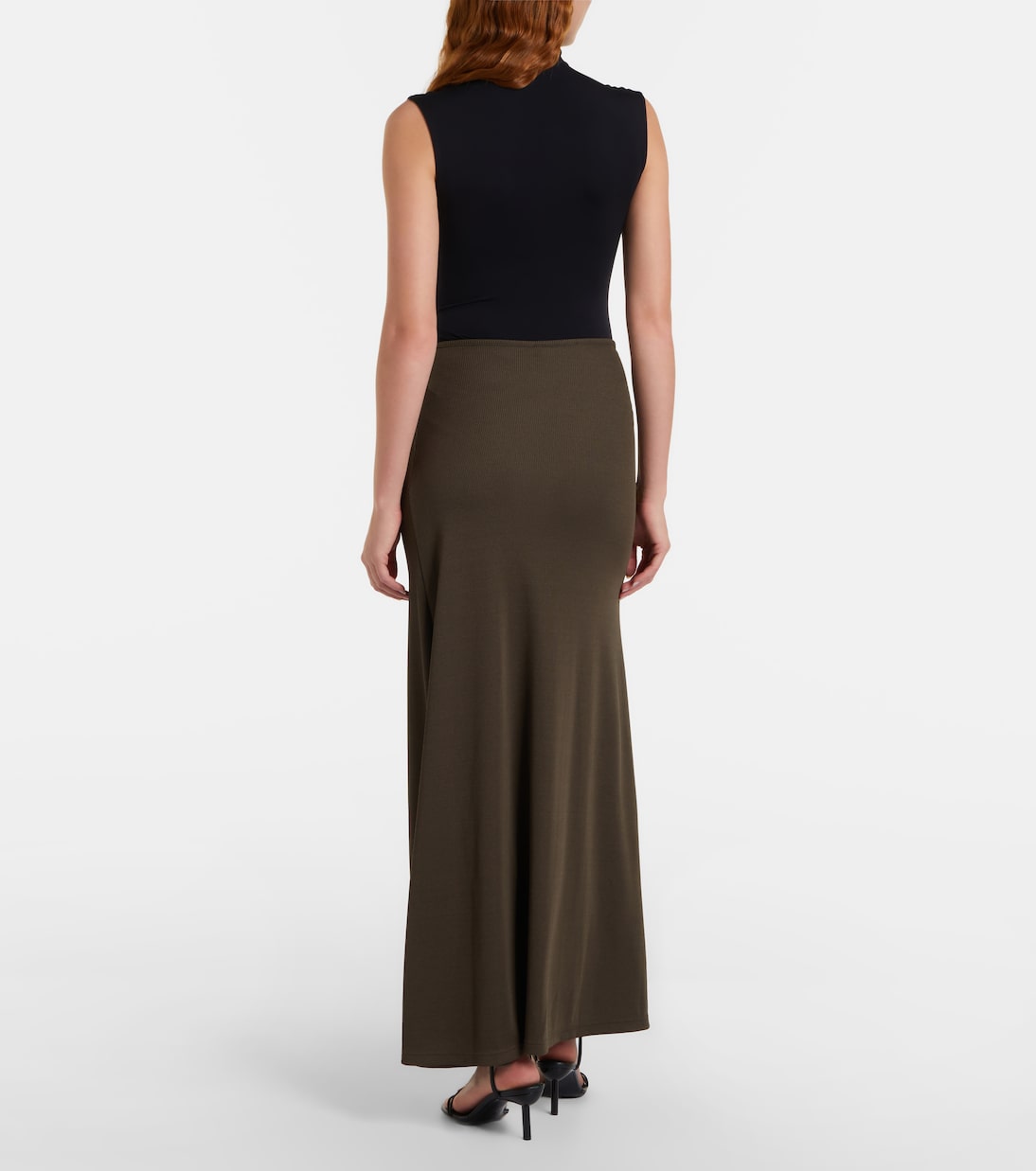 Verzierter Maxirock Occhio aus Jersey | Christopher Esber