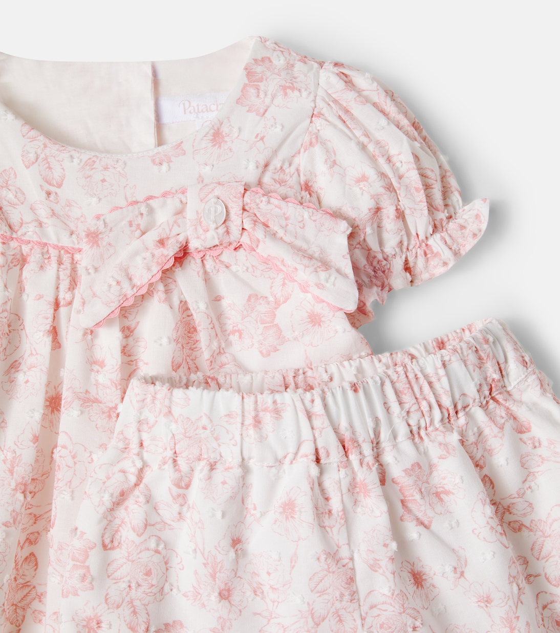 Bébé – Ensemble chemise et short en coton à fleurs | Patachou