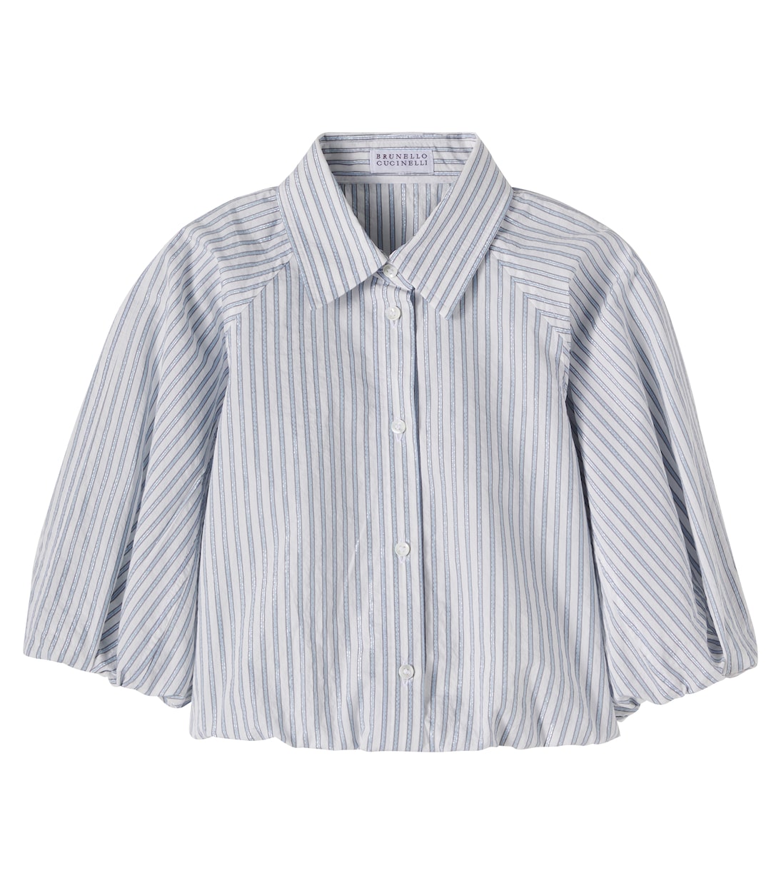 Hemd aus einem Baumwollgemisch | Brunello Cucinelli Kids