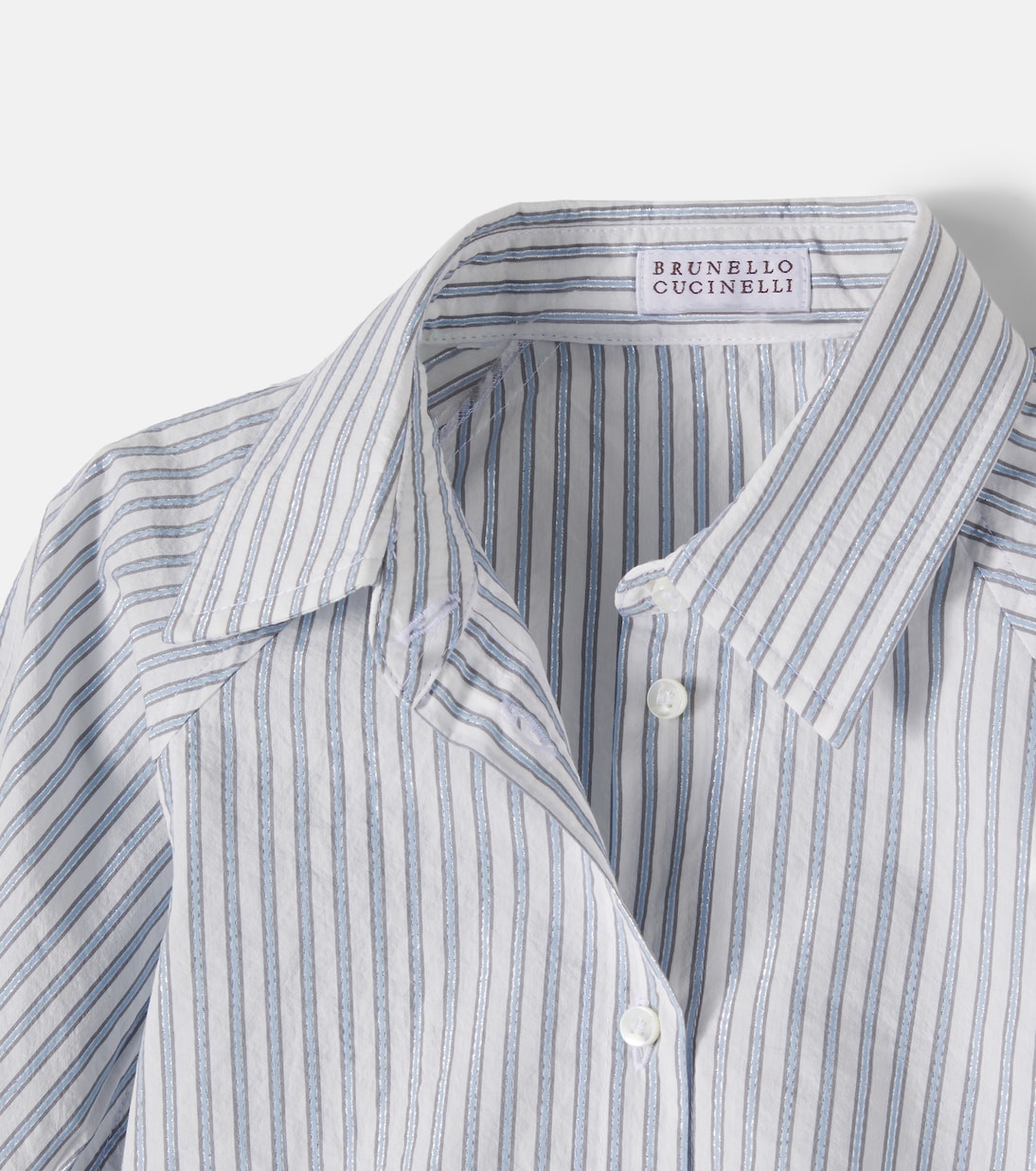 Hemd aus einem Baumwollgemisch | Brunello Cucinelli Kids