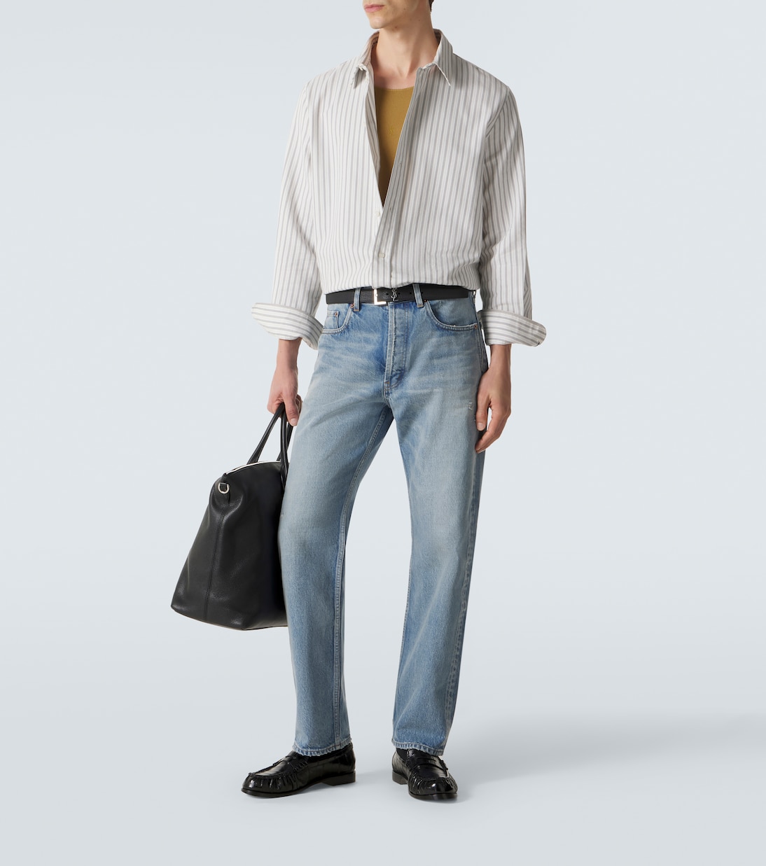 Distressed Straight Jeans | Saint Laurent