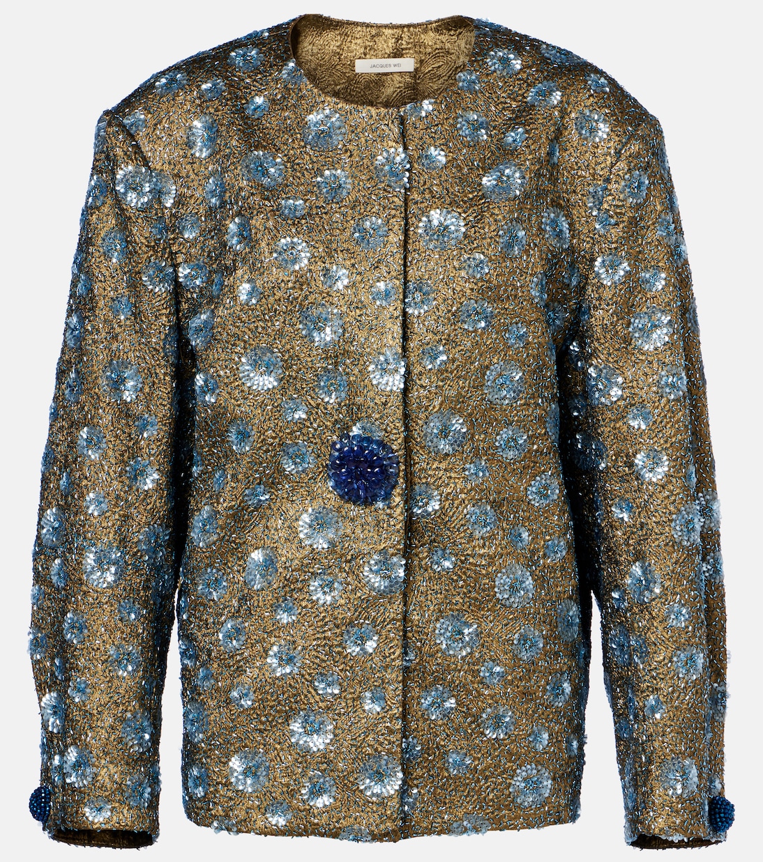 Floral sequined oversized jacket | Jacques Wei