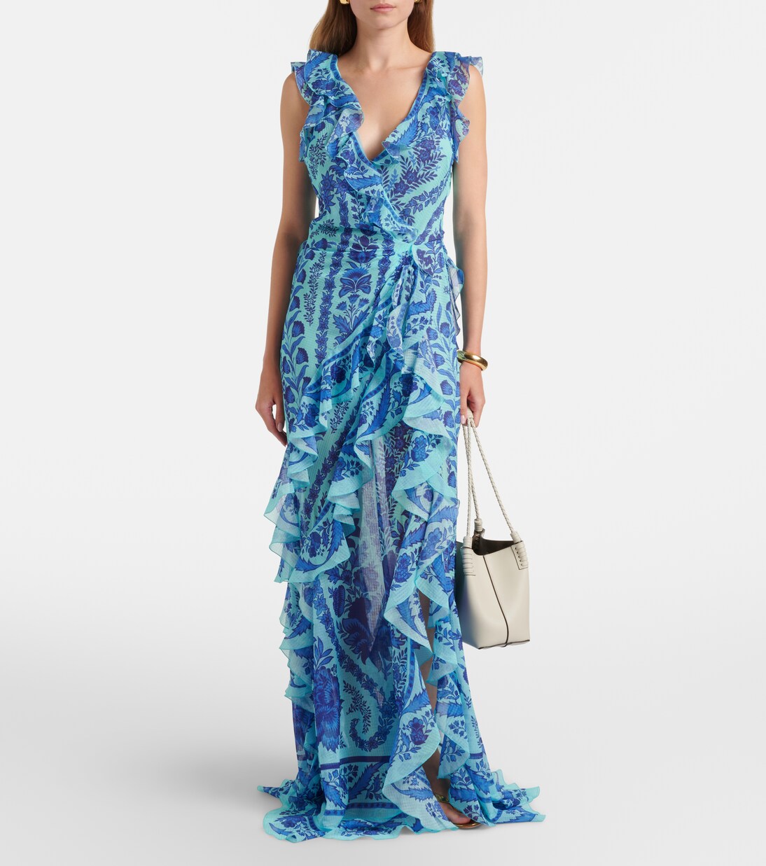 Floral ruffled gown | Etro