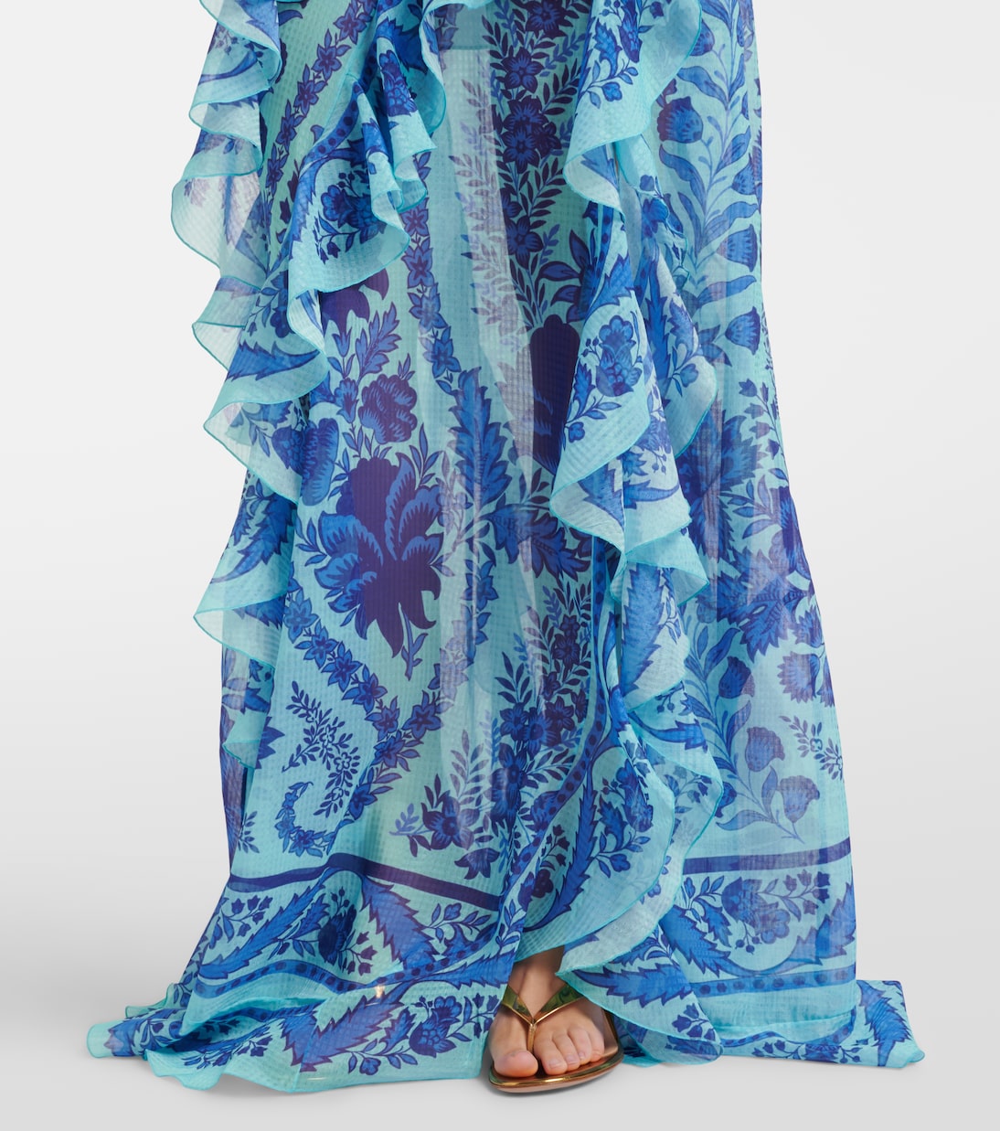 Floral ruffled gown | Etro