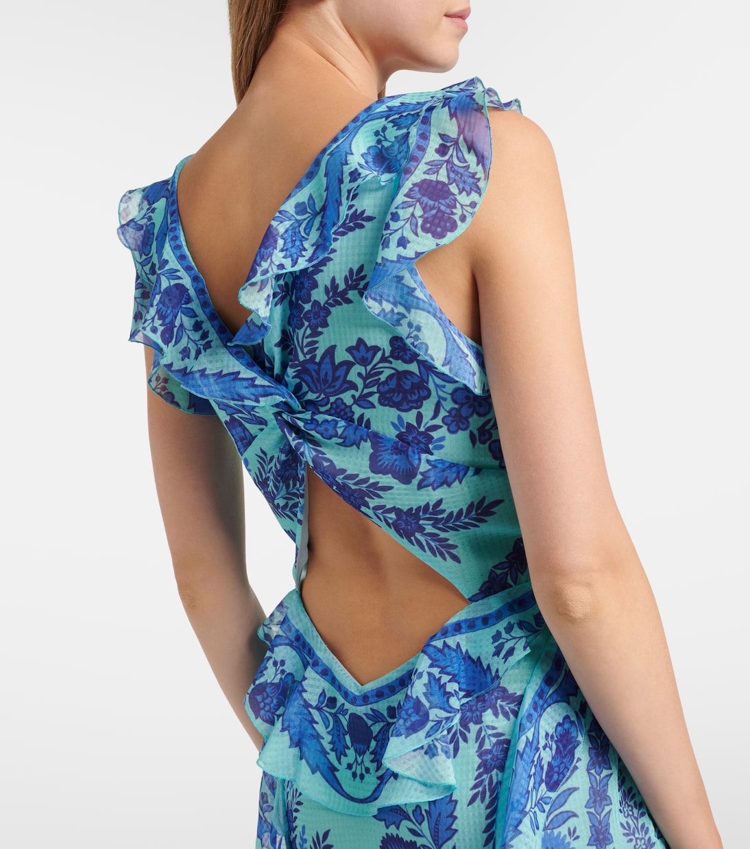 Floral ruffled gown | Etro