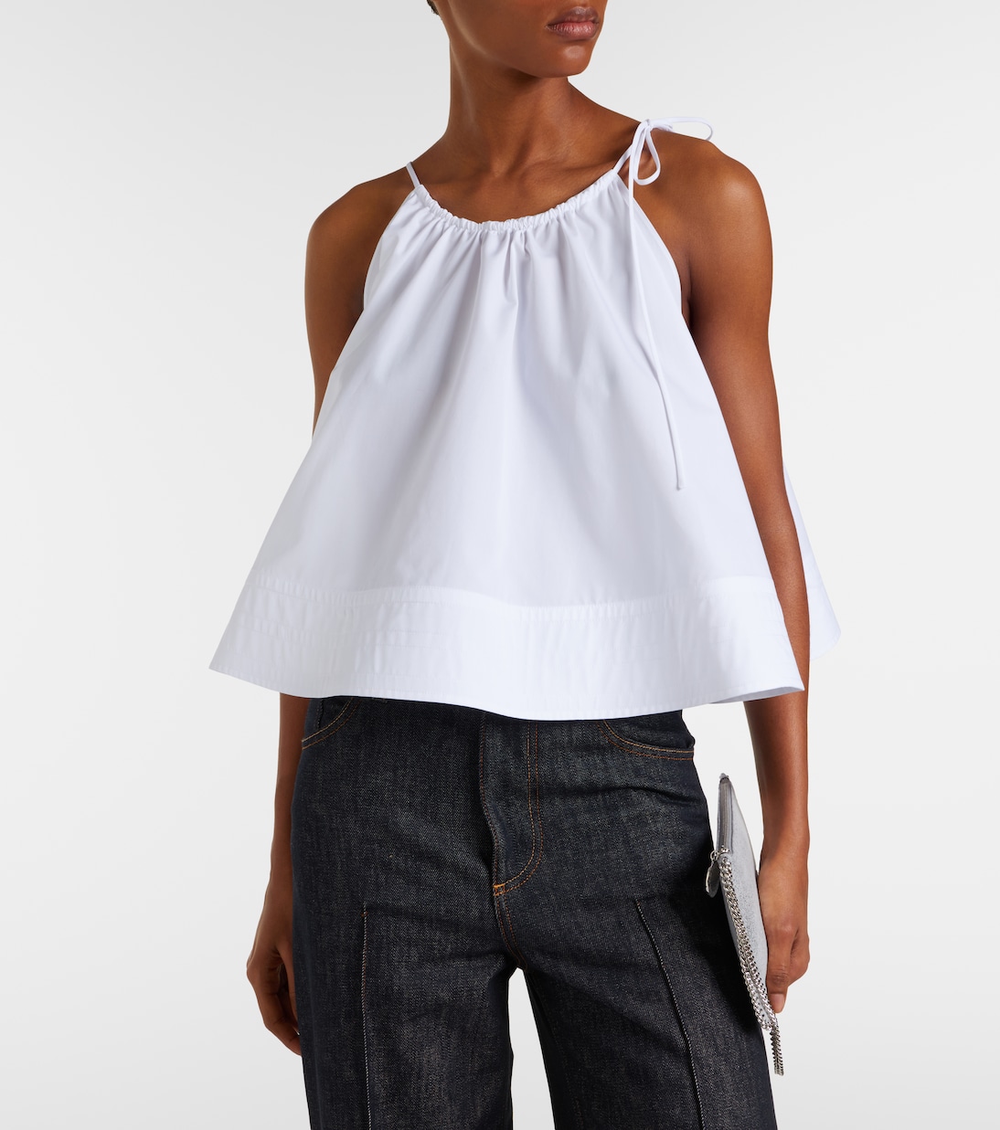 Top aus Baumwollpopeline | Stella McCartney